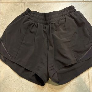 Black Lululemon Shorts size 6